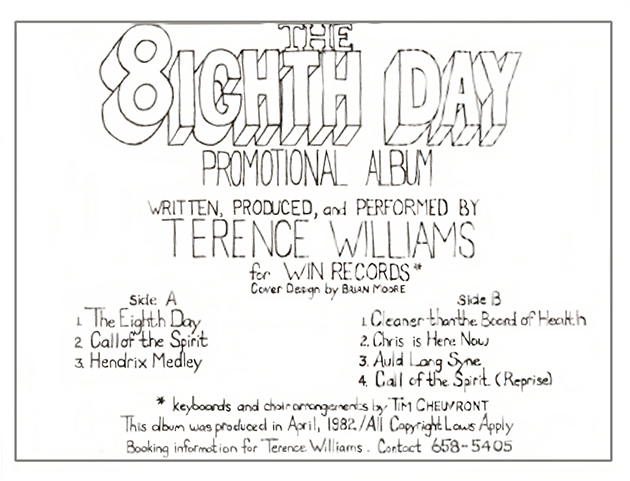 terence and the tight wire lp the eighth day paper