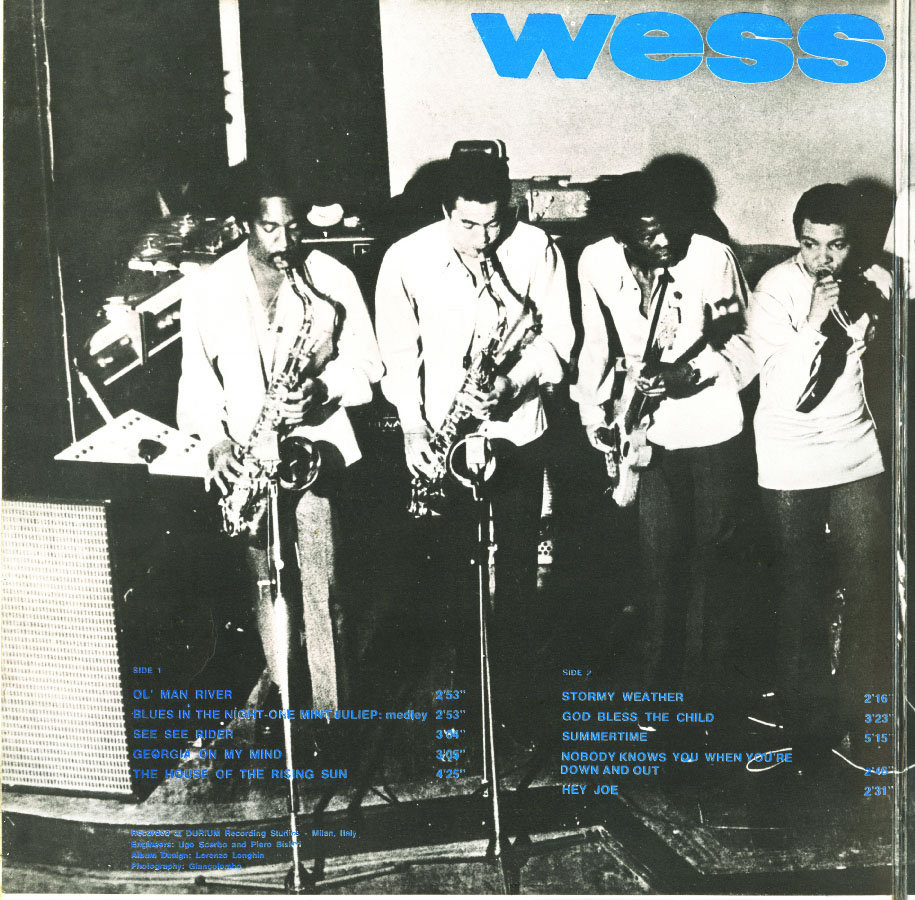 wess and the airedales lp same durium 6017 spain 1971 cover in left