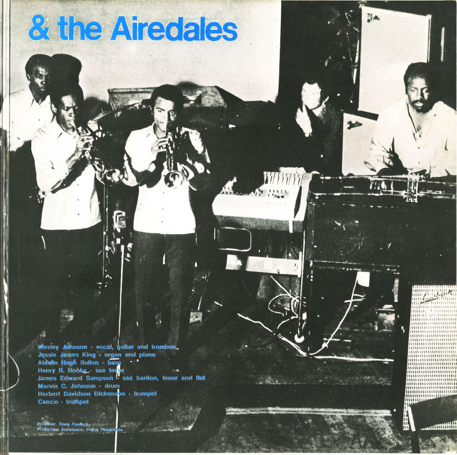 wess and the airedales lp same durium 6017 spain 1971 cover in right