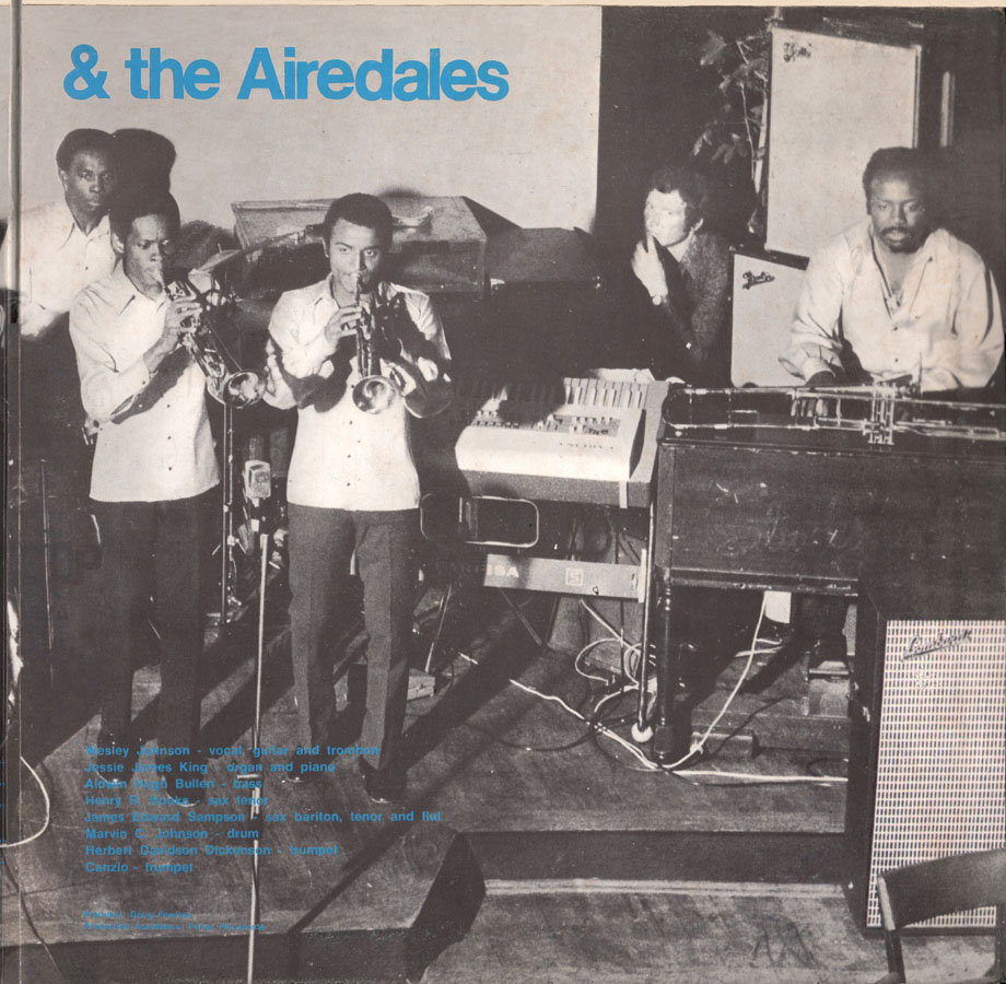 wess and the airedales LP same durium ms A 77259 Italy 1970 cover in right