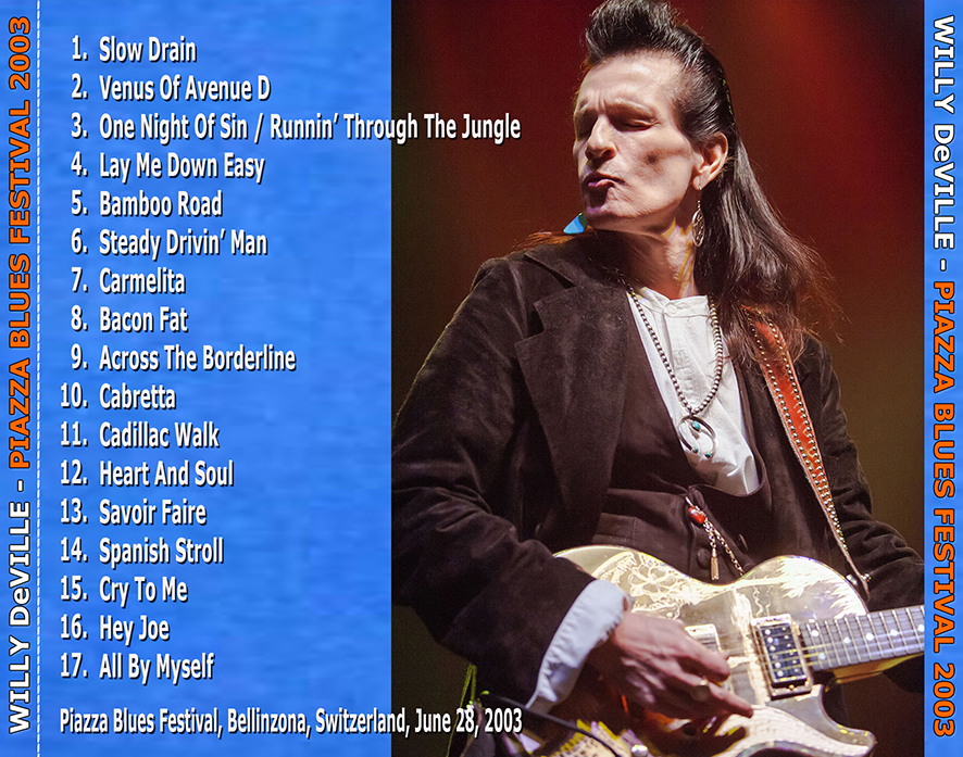 willy deville 2003 06 28 piazza blues festival bellinzona switzerland tray