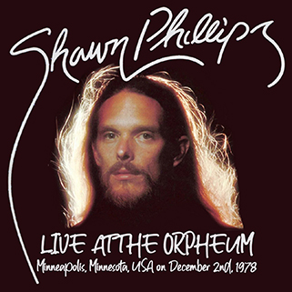 Shawn Phillips at the Orpheum in Minneapolis on December 2nd, 1978 front