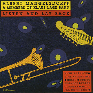 albert mangeldorff lp listen and lay back cover front