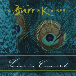 burr and klaiber live in concert front