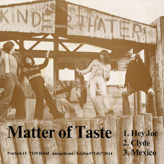 matter of taste ep cover