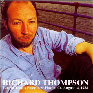 richard thomson cd live at toad's place front