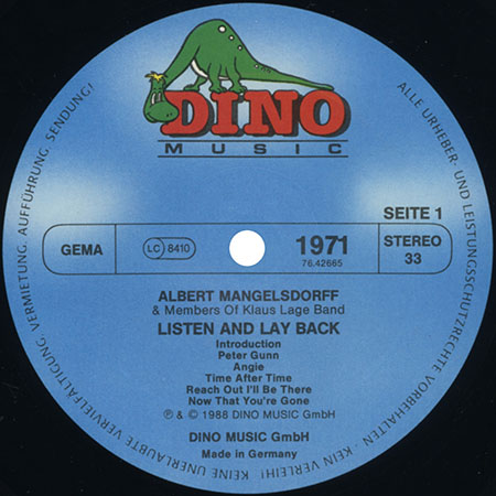 albert mangeldorff lp listen and lay back label 1