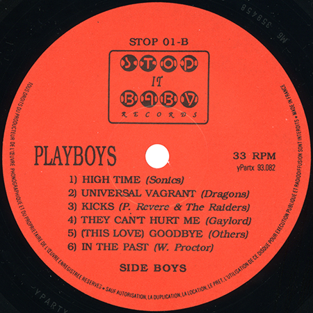 playboys lp girl label B