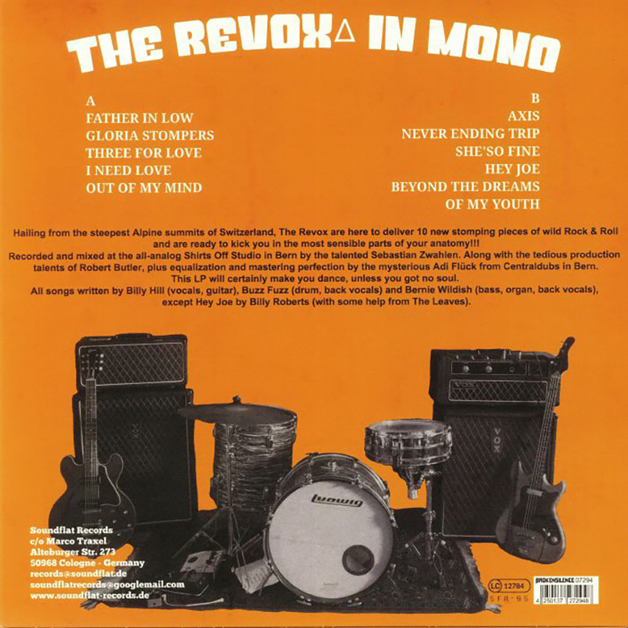 the Revox LP In Mono back