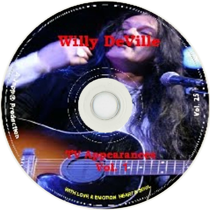 willy deville dvdr tv appearances volume 1 original label
