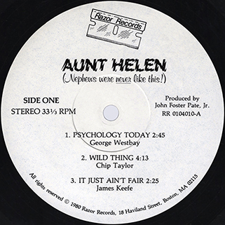 Aunt Helen LP Nephews Were Never Like This white label 1