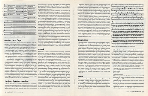 Cynthia Hiebert magazine Musicworks 86 pages 32 33