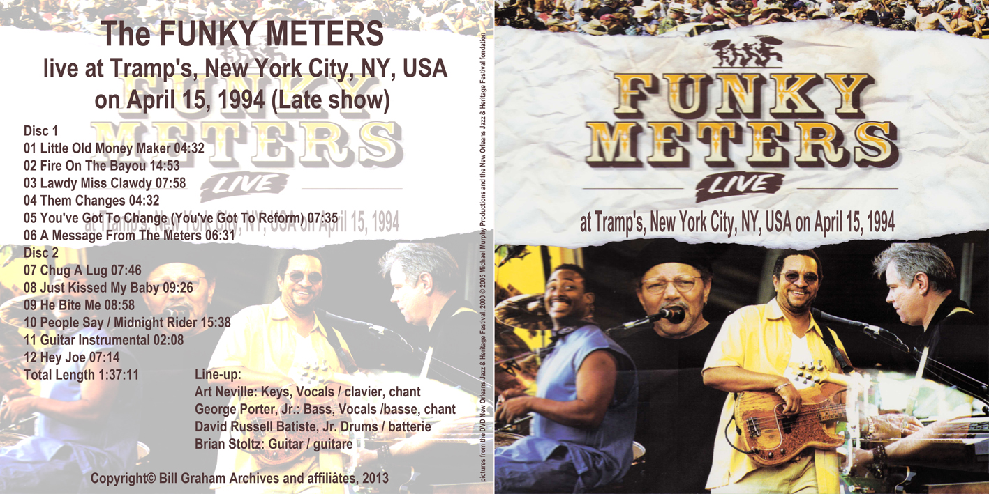 Funky Meters live at Tramp's, New York City, NY, USA on April 15, 1994 (Late show)
cover