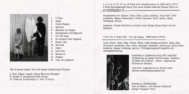 Gudibrallan CD T-doja cover in