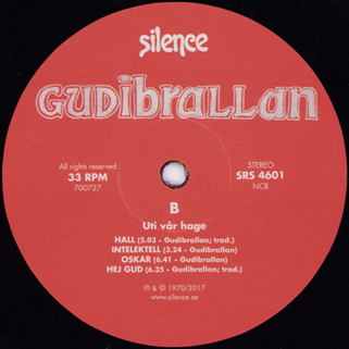 Gudibrallan LP Uti Var Hage 2017 label B