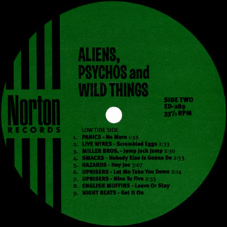 hazardsaliens psychos and wild things label 2