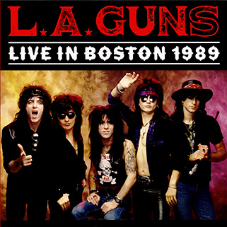 L.A. Guns 2 LP Live In Boston 1989 back