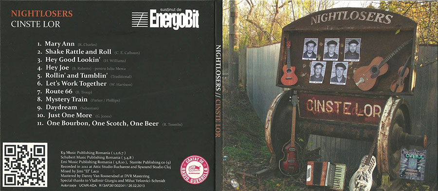 Nightlosers CD digipack Cinste Lor cover out