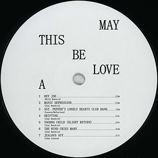 Thomas Naim LP May This Be Love label A