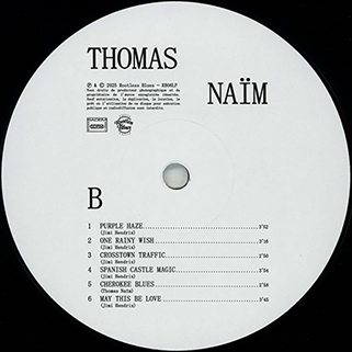 Thomas Naim LP May This Be Love label B
