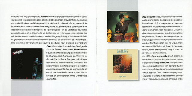 bashung l'essentiel des albums studio booklet 3