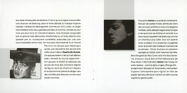 bashung l'essentiel des albums studio booklet 4