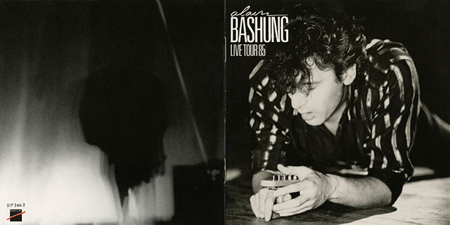 bashung cd live tour 85 france booklet 1