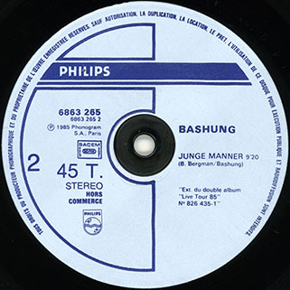 bashung maxi 45 hey joe side jungle manner