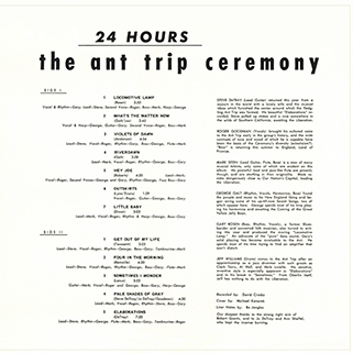 ant trip ceremony lp resurrection 24 hours back