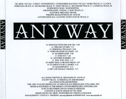 anyway cd live disc original tray