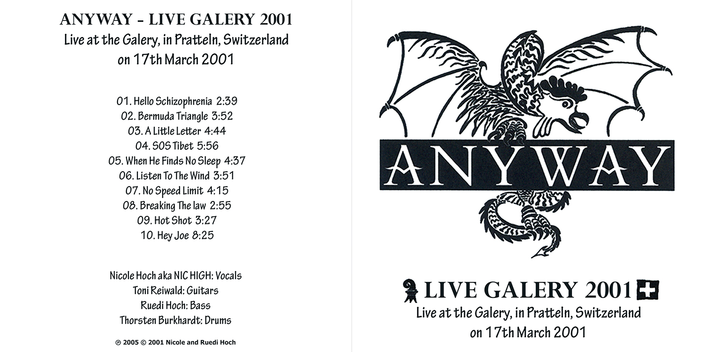 anyway cd live galery new cover
