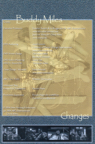 Buddy MILES 1995  with MST CD DVD Changes insert front
