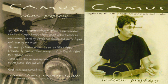Camus CD Indian Prophecy cover