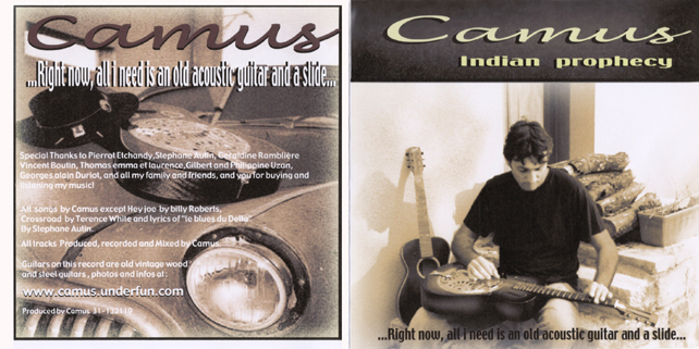 Camus CD Live and Unreleased cover