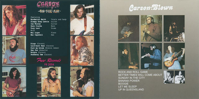carson cd on the air-blown free records in