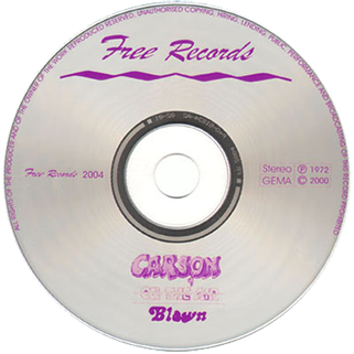 carson cd on the air-blown free records label