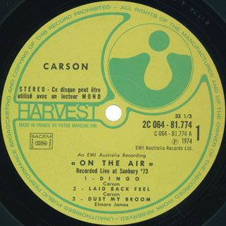 carson lp on the air france label 1