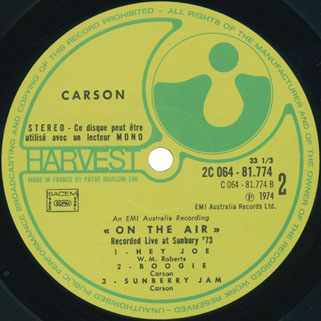 carson lp on the air france label 2