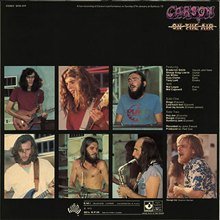 carson lp on the air australia back