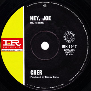 cher single side hey joe australia