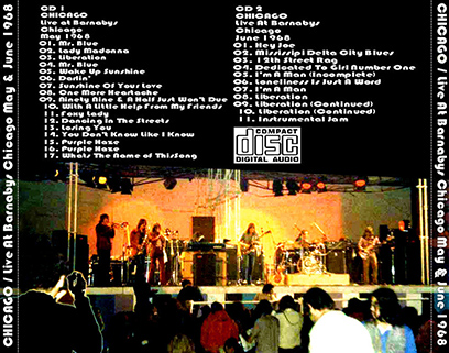 Chicago Transit Authority 1968 at barnaby's tray
