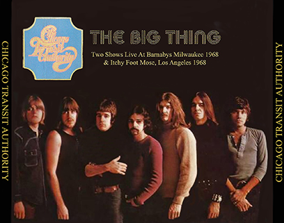 Chicago Transit Authority - The Big Thing live 1968 alternate front