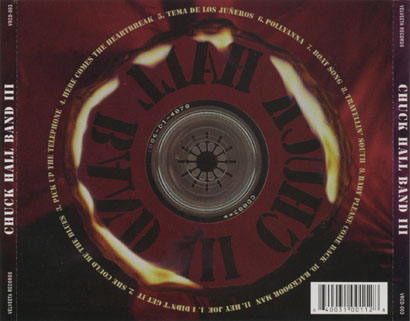 chuck hall band cd chuck hall band 3 trayout