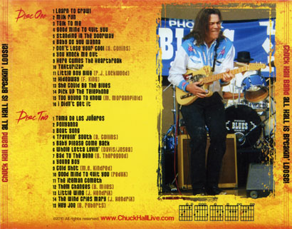 chuck hall band cd all hall is breakin loose tray