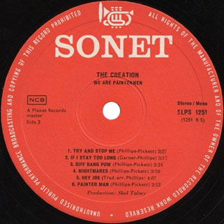 creation we are paintermen sonet 1967 label 2