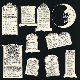 Dead Moon LP In the Graveyard tombstone back