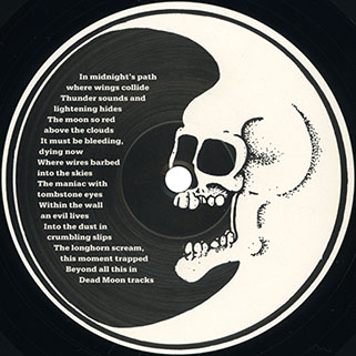 Dead Moon LP Live Evil label A