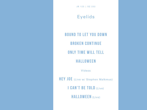 eyelids ep same booklet 3