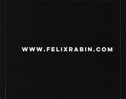 felix rabin cd down our roads tray in