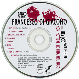 francesco di giacomo german cd non mettere label